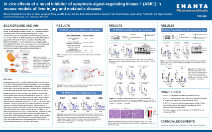 image for In Vivo Effects of a Novel Inhibitor of Apoptosis Signal-Regulating Kinase 1 (ASK1) in Mouse Models of Liver Injury and Metabolic Disease