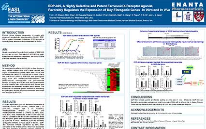 image for EDP-305, A Highly Selective and Potent Farnesoid X Receptor Agonist, Favorably Regulates the Expression of Key Fibrogenic Genes In Vitro and In Vivo