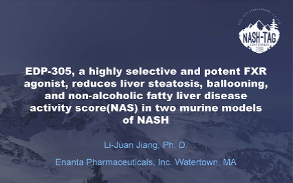 image for EDP-305, a Highly Selective and Potent FXR Agonist, Reduces Liver Steatosis, Ballooning, and Non-Alcoholic Fatty Liver Disease Activity Score (NAS) in Two Murine Models of NASH