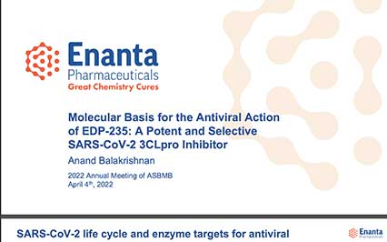 image for Molecular Basis for the Antiviral Action of EDP-235: A Potent and Selective SARS-CoV-2 3CLpro Inhibitor