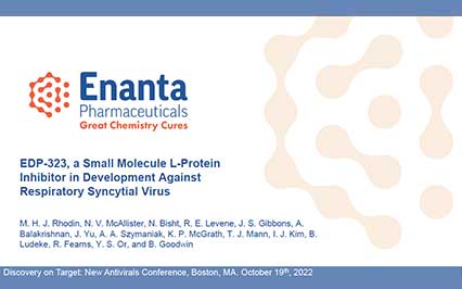 image for EDP-323, a Small Molecule L-Protein Inhibitor, in Development Against Respiratory Syncytial Virus