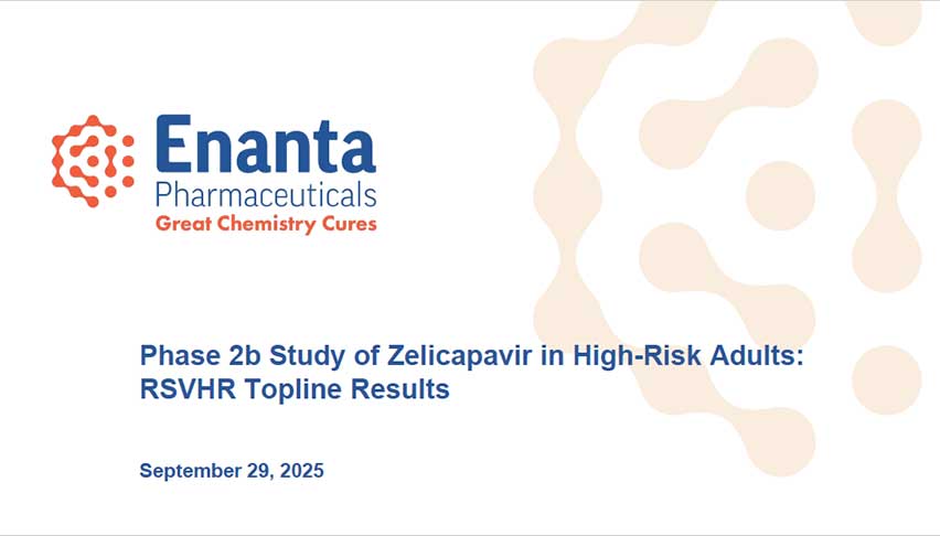 image for Phase 2b Study of Zelicapavir in High-Risk Adults: RSVHR Topline Results